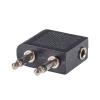 Dynamix A-ST-2M1F Airplane Headphone Adapter Dual Mono 3.5mm Male to Single Stereo 3.5mm Female Adapter airline in-flight Dynamix A-ST-2M1F Airplane Headphone Adapter Dual Mono 3.5mm Male to Single Stereo 3.5mm Female Adapter airline in-flight