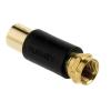 PUDNEY P3507 Coaxial Socket to F Plug Adapter PUDNEY P3507 Coaxial Socket to F Plug Adapter