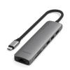 SATECHI Space Grey USB - C Slim Multiport With Ethernet HDMI Video Port(4k60Hz) 2 x USB-A 3.2 Ports, USB-C PD Port 100W, SD & MicroSD Card Reader, Ethernet Port SATECHI Space Grey USB - C Slim Multiport With Ethernet HDMI Video Port(4k60Hz) 2 x USB-A 3.2 Ports, USB-C PD Port 100W, SD & MicroSD Card Reader, Ethernet Port