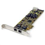 StarTech.com ST2000PEXPSE Dual Port PCI Express Gigabit Ethernet PCIe Network Card Adapter - PoE/PSE