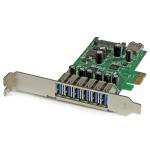 StarTech.com PEXUSB3S7 7 PT PCI EXPRESS USB 3.0 CARD - STD LPSupport - 1 Internal & 6 ExternalUSB3.0Ports - Native OS Support in Windows 8 & 8.1