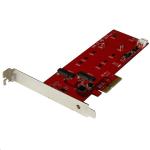StarTech.com PEX2M2 2x M.2 SSD Controller Card - PCIe