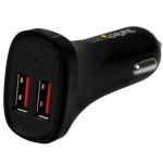 StarTech.com USB2PCARBKS 24W / 4.8A Dual Port USB Car Charger
