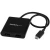 StarTech.com MSTCDP122HD 2-Port USB-C to HDMI MST Hub - 4K 30Hz - Dual Monitor Video Splitter - Windows and Thunderbolt 3 Compatible