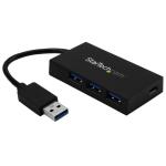 StarTech.com 4 Port USB 3.0 Hub USB-A Hub with 1x USB-C & 3x USB-A Ports 9SuperSpeed 5Gbps) - USB Bus Powered - USB 3.1 Gen 1 Adapter Hub - Portable / Laptop USB Hub