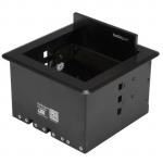 StarTech.com BOX4CABLE Cable Access Box Conference Table - Table Top Cable Manager - Boardroom AV Connectivity - Surface Mount - Hideaway Panel