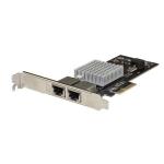 StarTech.com ST10GPEXNDPI Dual Port Network Card PCIe 10G/NBASE-T Interface Card 5 speedNIC Card - 10G/5G/2.5G/1G/100Mbps - Network Card - Intel X550 Chip - 10G NIC Card