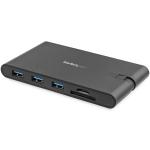 StarTech.com USB-C Multiport Adapter with HDMI 4K or VGA 1080p Video USB Type-C Mini Dock - 100W Power Delivery Passthrough - 3-port USB 3.0 Hub - GbE, SD & MicroSD - Laptop Travel Dock
