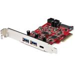 StarTech.com PEXUSB312A1C1H 5-Port USB PCIe Card 10Gbps 2A/1C/1xIDC