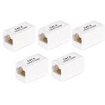 StarTech.com IN-CAT6-COUPLER-U5 Cat6 RJ45 Coupler - 5-Pack RJ45 Inline Cat6 Coupler 5-Pack Female to Female