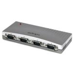 StarTech.com 4 Port USB to RS232 Serial Adapter Hub