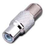 Starview 75FRCAF Digital 8 MulitSwitch F Female/RCA Female Adaptor. Convert F Type Male Into RCA Female.