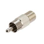 Starview 75FRCA Digital 8 MulitSwitch F Female/RCA Male Adaptor Convert F Type Male Into RCA Male