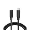 UGREEN 10387 5A - USB 3.2 Gen2 USB-C Male to USB-C Female Extension Cable - 1m - Black UGREEN 10387 5A - USB 3.2 Gen2 USB-C Male to USB-C Female Extension Cable - 1m - Black