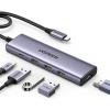 UGREEN USB-C To HDMI+3*USB 3.0 A+PD Power Converter