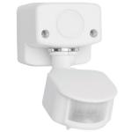 HOUSEWATCH 55-320 Surface Mount Outdoor Infrared Motion Sensor, IP44 White, 12C DV/AC,Manual override, Adustable time, distance and Lux, Wall/Ceiling mount, Environmental protection.