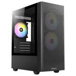 Antec NX500M MidTower MATX Gaming Case Tempered Glass, 3x ARGB Fan Pre-installed CPU Cooler Support Upto 155mm, GPU Support Upto 320mm, 5x PCI Slot, 360mm Radiator Supported, Front I/O: 1x Type C, 3x USB, HD Audio