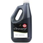 Chroma Chromacryl - 2 Litre - Black Acrylic Paint
