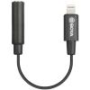 Boya BY-K3 3.5mm Female TRRS to Male Lightning Adapter Cable (6cm)