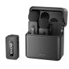 Boya BY-V35 (2 x TX + 1 x 3.5 TRS RX) 2.4 GHz Dual-Channel Wireless Microphone The BY-V3 series is an upgraded dual-channel wireless microphone. Lightweight and portable, it comes with a charging case for all-day battery life. Featuring sma