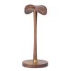 FiiO HS21 Premium Wooden Headphone Stand - Black Walnut - Precision-crafted from solid North American black walnut - Arched support surface + anti-slip pads - Widely compatible with headphones & gaming headsets