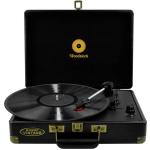 mbeat MB-TR89BLK Woodstock Retro Turntable Player - Black