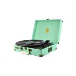 mbeat MB-TR89TBL Woodstock Retro Turntable Player - Tiffany Blue