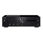 Onkyo A9110B Integrated Stereo Amplifier.  50W + 50W High current amplification. Four ohmspeakerdriving capability. 4 x RCA, 1 x Phono, 1 line level out, 1 x Subwoofer out. Colour - Black