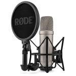 RODE NT1 5th GEN Condenser Studio Recording Microphone with XLR Output & USB, DSP - Silver