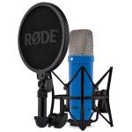 RODE NT1 Signature - Cobalt - Large Diaphragm Cardioid Studio Condenser Microphone with Shock Mount Pop Filter & XLR Cable