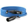 RODE Premium XLR to XLR Microphone Cable with Canare Cable and Neutrik Connectors - Blue - 6M / 20FT