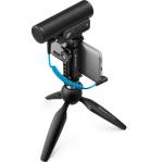 Sennheiser Pro MKE 400 Mobile Kit - Includes MKE 400 On-camera shotgun microphone + Manfrotto PIXI Mini Tripod + Smartphone clamp with cold-shoe mount + Locking cables + Furry wind shield + Travel pouch