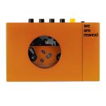 We Are Rewind WE-001-O1 Portable BT Cassette Player - Serge Orange