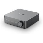 WiiM Amp 120W 2.1 Channel Multiroom Streaming Amplifier - Space Grey - Apple AirPlay 2, Chromecast Audio, Spotify Connect, Ethernet, WiFi + Bluetooth + RCA + Optical + HDMI ARC & Voice Control - Remote included