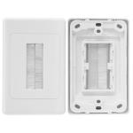 ARCO BWPW BRUSH WALL PLATE - White