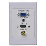 ARCO ARC-1291AU VGA + 3.5mm Phone Jack + HDMI + Video Wallplate