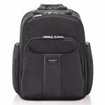 Everki Versa 2 EKP127B Premium Travel Friendly 15" Laptop Backpack Patented Corner-Guard Protection - Trolley Handle Pass-Through - Felt-Lined iPad / Pro / Kindle / Tablet Pocket - Limited Lifetime Warranty