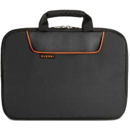 Everki Commute EKF808S11B 11.6" Laptop Sleeve - Black Advanced Memory Foam for Added Protection - Soft Anti-scratch Inner Lining - Front Stash Pocket - Stow-Away Carrying Handles - Lifetime Warranty