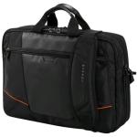 Everki EKB419 16" Laptop Bag Flight Briefcase - Black Checkpoint friendly design, Felt-lined iPad/tablet pocket, Well-organized compartments, Ergonomic shoulder pad