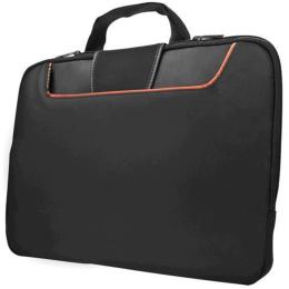 Everki Commute EKF808S15B 15.6 Laptop Sleeve Advanced Memory Foam for Protection - Soft Anti-Scratch Inner Lining - Front Stash Pocket - Stow-Away Carrying Handles - Limited Lifetime Warranty