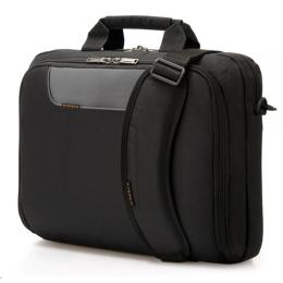 Everki Advance EKB407NCH14 13"-14.1" Briefcase Laptop Bag Separate Zippered Accessory Pocket - Front Stash Pocket - Trolley Handle - Pass Through Strap - Ergonomic Shoulder Pad - Limited Lifetime Warranty