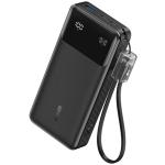 ANKER 20000mAh 30W Power Bank with USB C Cable Lanyard - Black