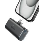 ANKER Nano 5000mAh 22.5W Built-In USB-C Connector Power Bank - Black