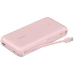 Belkin BoostCharge 20K  PD30W Power Bank -( Pink ) with Intergrated  USB-C Cable