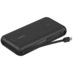 Belkin BoostCharge 20K  PD30W Power Bank ( Black ) with Intergrated  USB-C Cable