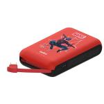 Belkin BoostCharge 10K 20W Power Bank with Integrated Cable- Spider-Man (Marvel Collection) Its integrated USB-C cable design offers a convenient on-the-go fast charging experience without carrying a cable. A USB-C port allows charging of a
