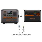 Bluetti AC50P + B80P Bundle with free Aviation to XT60 Cable Capacity 1310WH in total (1200w Power Lifting Mode) 0-80% Capacity in 50 Mins