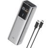 CUKTECH No.10 10000mAh Fast Charging Power Bank - Max 150W Total Output (USB-C & USB-A) - Grey Up to 100W for Laptops / 120W for Xiaomi HyperCharge - Digital Display Screen - Fast Charging Apple & Samsung Phones / Tablets - Includes 240W 6A CUKTECH No.10 10000mAh Fast Charging Power Bank - Max 150W Total Output (USB-C & USB-A) - Grey Up to 100W for Laptops / 120W for Xiaomi HyperCharge - Digital Display Screen - Fast Charging Apple & Samsung Phones / Tablets - Includes 240W 6A