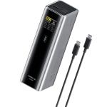 CUKTECH No.15 Ultra 20000mAh Fast Charging Power Bank - Grey Max 165W Output - Up to 140W Single Port Laptop Fast Charging - 1.3" Smart Display - 3x Output (2x USB-C & USB-A) - Supports Xiaomi HyperCharge / Apple & Samsung Fast Charging