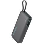 CUKTECH CP25 20000mAh Power Bank - Grey Built-in USB-C Cable - Max 55W Output - Supports Apple iPhone / Xiaomi / Samsung 45W Super Fast Charging